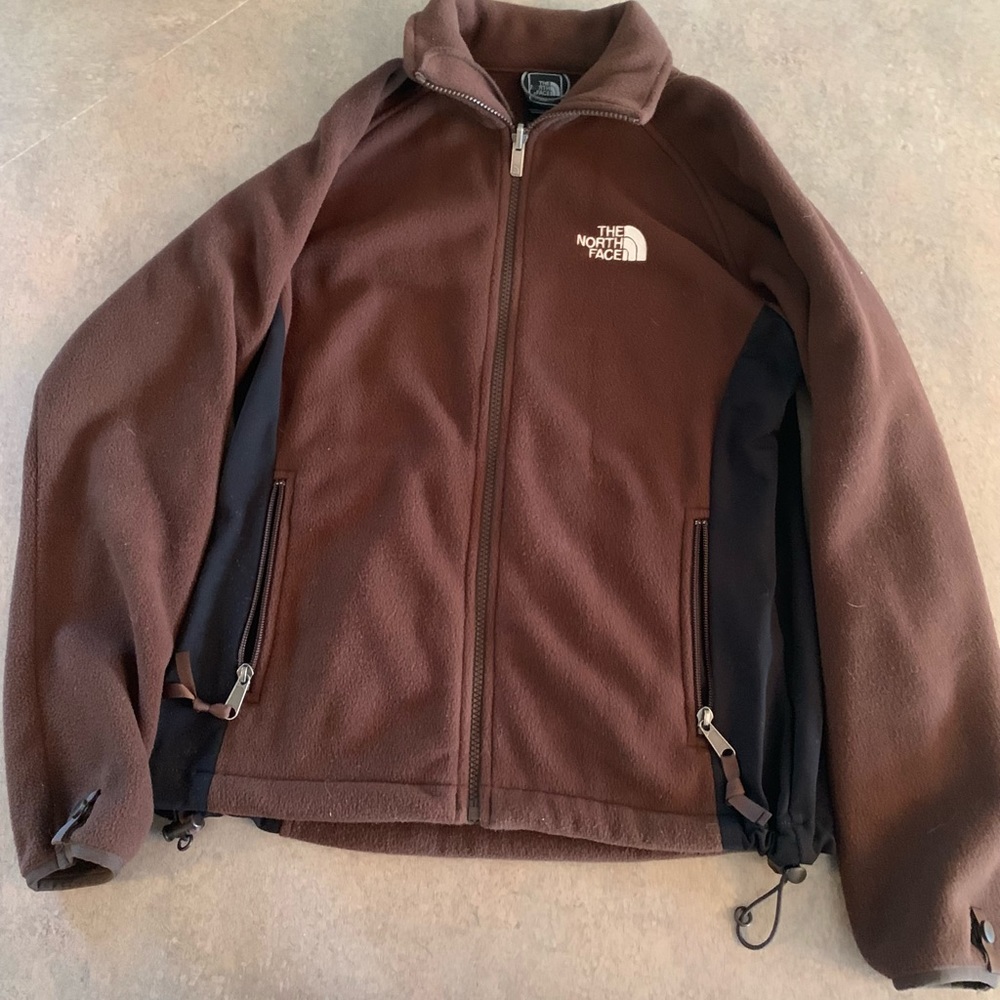 The North Face Brown fleece jacket - small